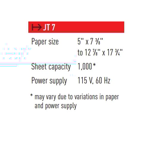 MBM JT 7 Tabletop Jogger