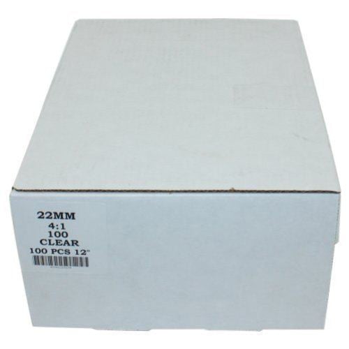 22mm Clear 4:1 Pitch Spiral Binding Coil - 100pk