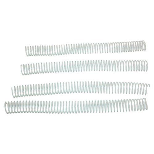 22mm Clear 4:1 Pitch Spiral Binding Coil - 100pk