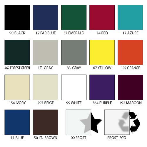 23mil Frost Poly 8.5" x 14" Eco Friendly Binding Covers - 25pk