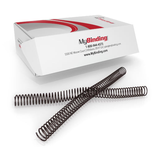23mm Brown 4:1 Pitch Spiral Binding Coil - 100pk