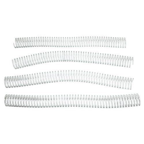 23mm Clear 4:1 Pitch Spiral Binding Coil - 100pk