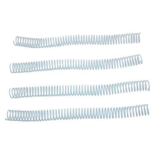 23mm White 4:1 Pitch Spiral Binding Coil - 100pk