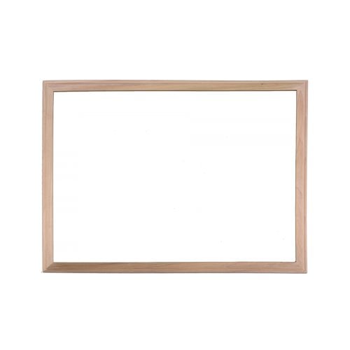 24" x 36" Wood Framed Magnetic Steel Dry-Erase Board