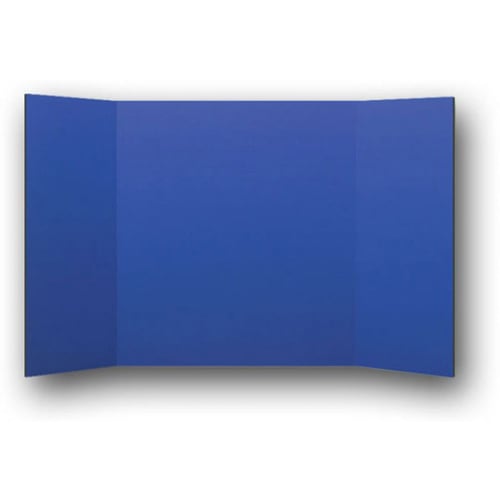 24" x 48" 1-Ply Blue Corrugated Project Boards - 24pk
