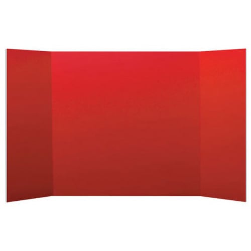 18" x 48" 1-Ply Red Corrugated Project Boards - 24pk