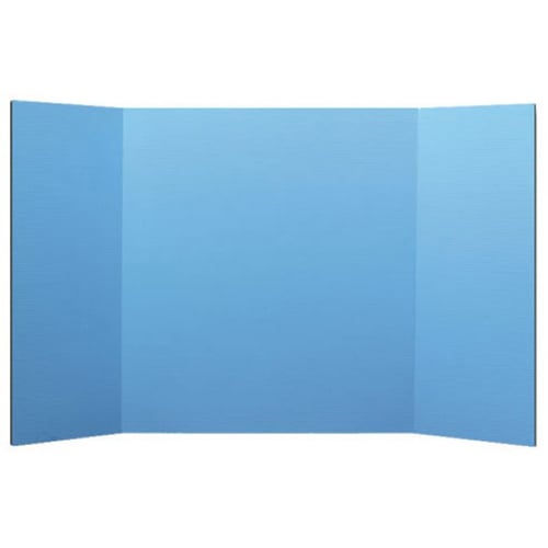 24" x 48" 1-Ply Sky Blue Corrugated Project Boards - 24pk