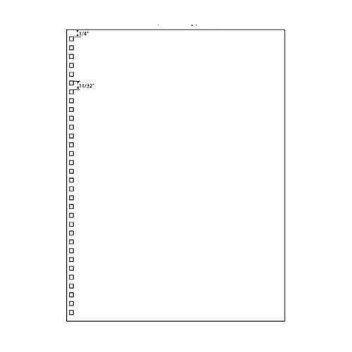 24lb Pre Punched 2:1 Twin Wire 21-Hole 8.5" X 11" Paper - Case