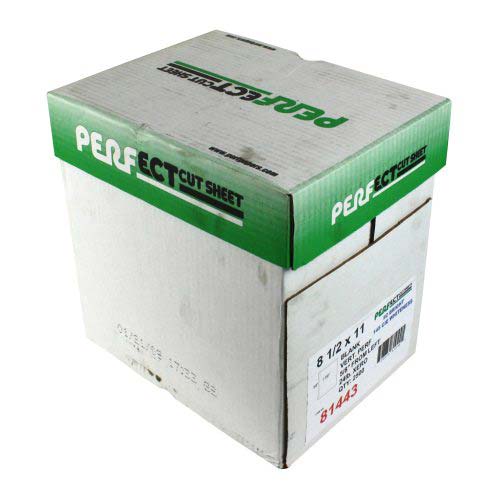 24lb Vertical 8.5" X 11" Perforated Paper 5/8" from left - 2500 sheets