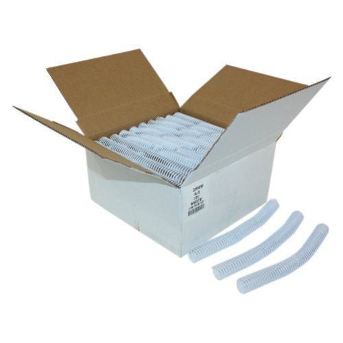 25mm White 4:1 Pitch Spiral Binding Coil - 100pk