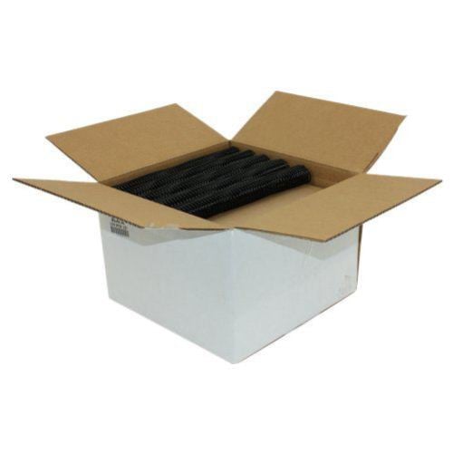 28mm Black 4:1 Pitch Spiral Binding Coil - 100pk