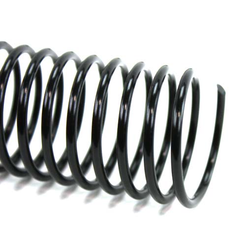 28mm Black 4:1 Pitch Spiral Binding Coil - 100pk