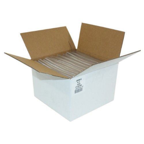 28mm Clear 4:1 Pitch Spiral Binding Coil - 100pk