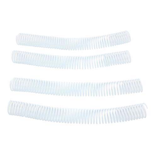 28mm White 4:1 Pitch Spiral Binding Coil - 100pk
