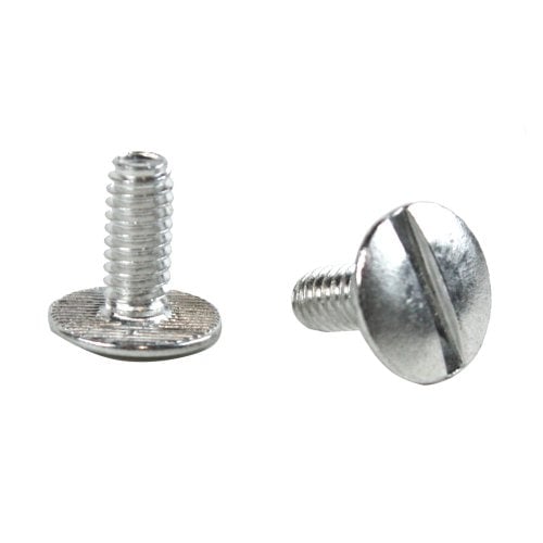 3-1/2" Silver Aluminum Screw Posts - 100pk