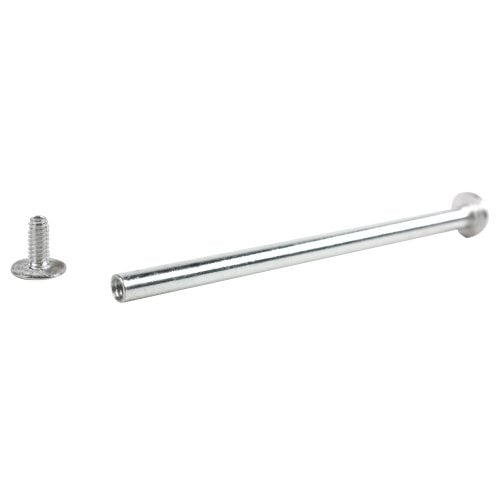 3-1/2" Silver Aluminum Screw Posts - 100pk