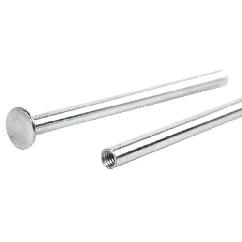 3-1/2" Silver Aluminum Screw Posts - 100pk