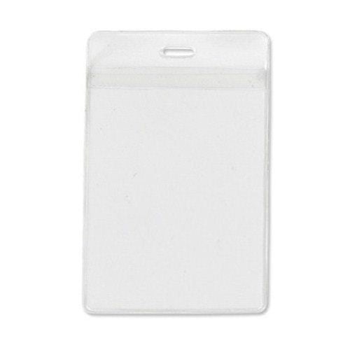 3-1/4" x 4-1/2" Vertical Ticket Holder with Dual Pockets - 100pk Clearance Sale