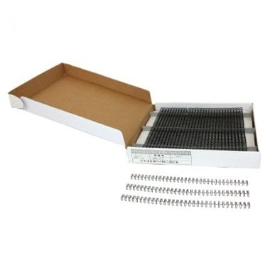 1/2" 3:1 Pitch Twin Loop Wire - 100pk