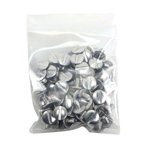 3/16" Silver Aluminum Screw Posts - 100pk