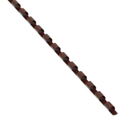 3/16" Brown Plastic Binding Combs - 100pk