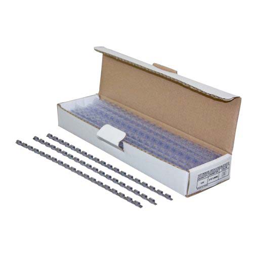 3/16" Clear Plastic Binding Combs - 100pk