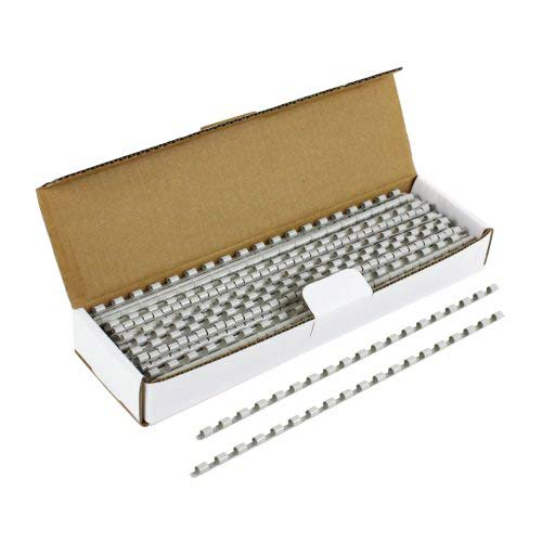 3/16" Grey Plastic Binding Combs - 100pk