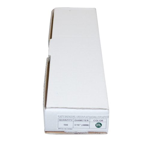 3/16" Hunter Green Plastic Binding Combs - 100pk