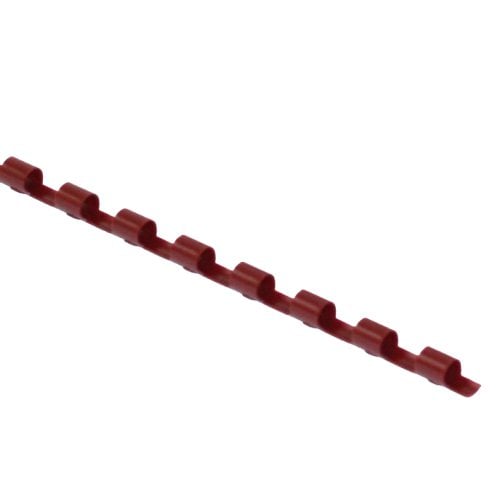 3/16" Maroon Plastic Binding Combs - 100pk