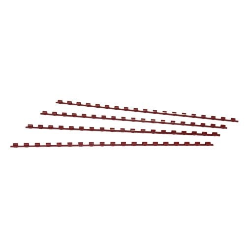 3/16" Maroon Plastic Binding Combs - 100pk