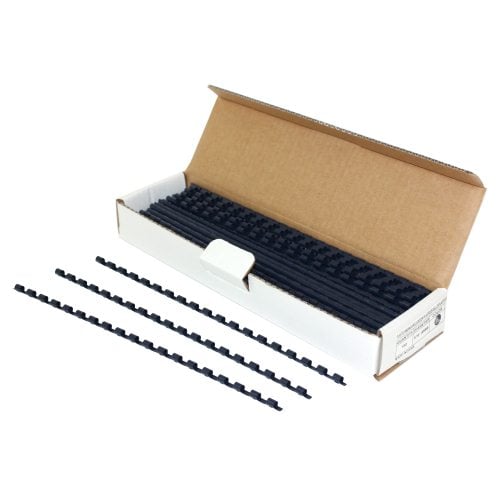 3/16" Navy Plastic Binding Combs - 100pk