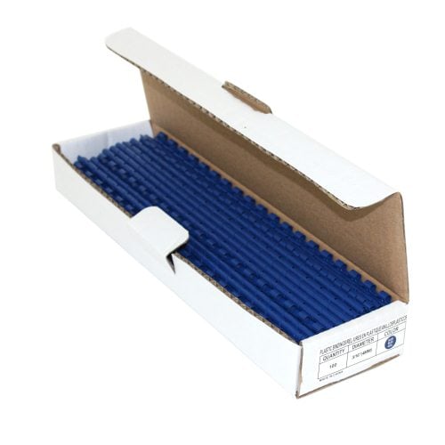 3/16" Royal Blue Plastic Binding Combs - 100pk