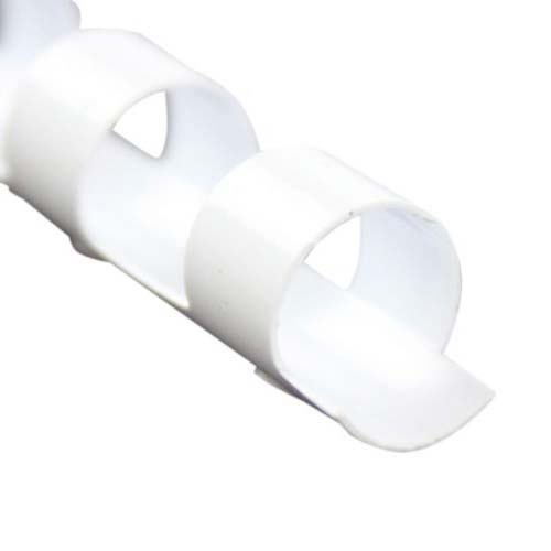 3/16" White Plastic Binding Combs - 100pk