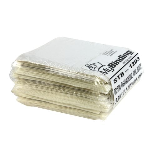 3-3/4" x 3-7/8" Crystal Clear Adhesive Vinyl Pockets 100pk