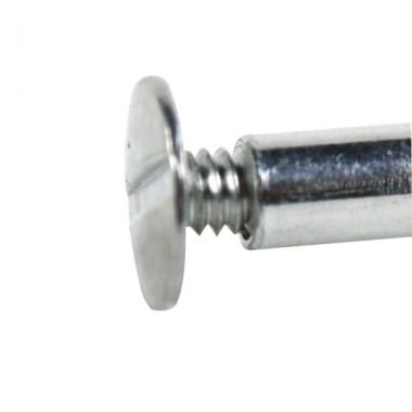 1/4" Silver Aluminum Screw Posts - 100pk