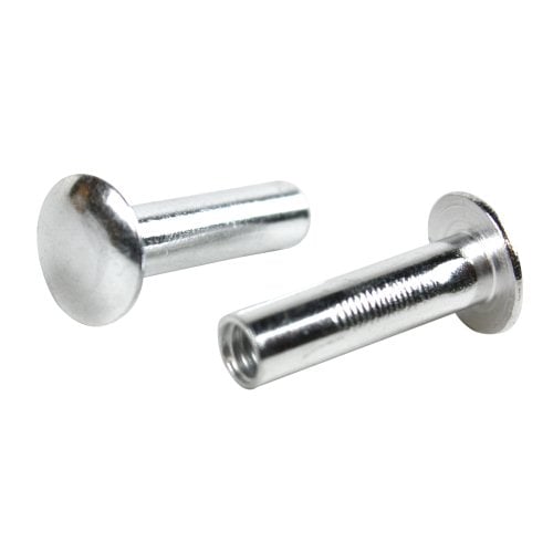 3/4" Silver Aluminum Screw Posts - 100pk