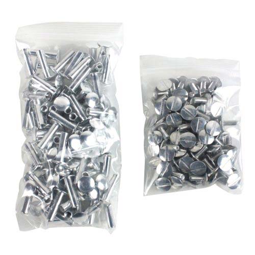 3/4" Silver Aluminum Screw Posts - 100pk