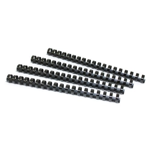 3/4" Black Plastic Binding Combs - 100pk