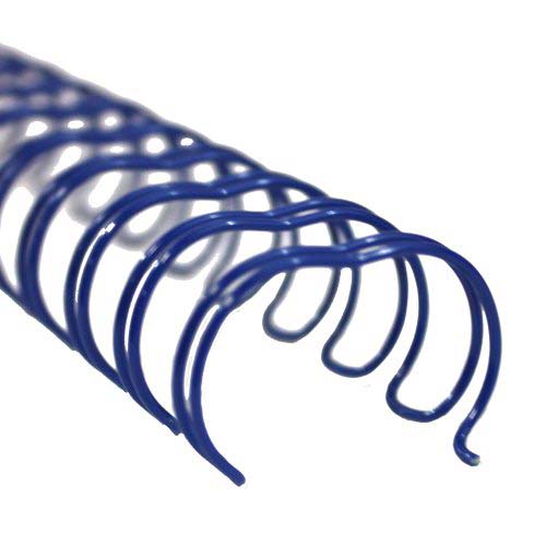 3/4" Blue Spiral-O 19 Loop Wire Binding Combs - 100pk