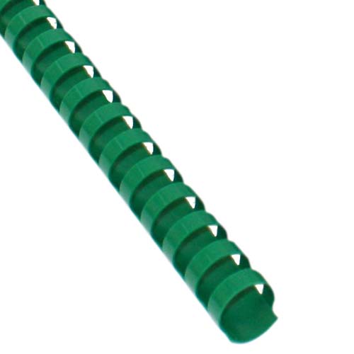 3/4" Green Plastic Binding Combs - 100pk