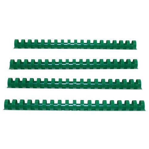 3/4" Green Plastic Binding Combs - 100pk