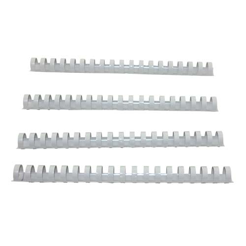 3/4" Grey Plastic Binding Combs - 100pk