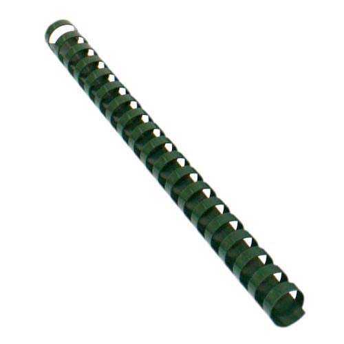 3/4" Hunter Green Plastic Binding Combs - 100pk