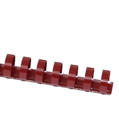 3/4" Maroon Plastic Binding Combs - 100pk