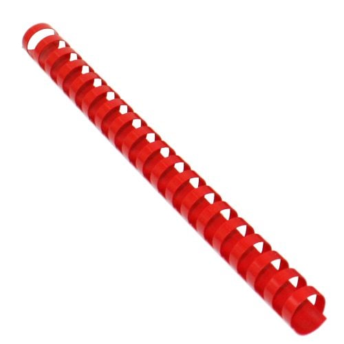 3/4" Red Plastic Binding Combs - 100pk