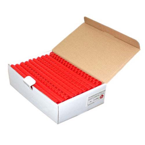 3/4" Red Plastic Binding Combs - 100pk