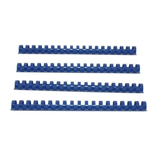 3/4" Royal Blue Plastic Binding Combs - 100pk