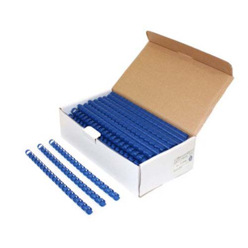 3/4" Royal Blue Plastic Binding Combs - 100pk