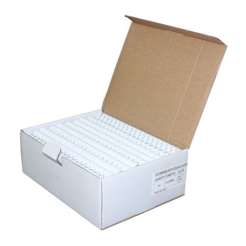 3/4" White Plastic Binding Combs - 100pk