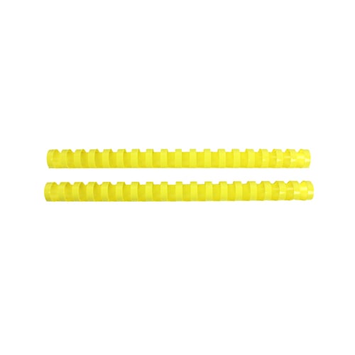 3/4" Yellow Plastic Binding Combs - 100pk